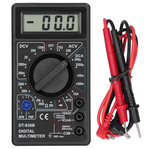 Digital Multimeter Tester, DT830B Electrical Voltmeter Ammeter, Portable Volt Multi Meter Circuit Tester