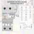 DC 2 Pole Miniature Circuit Breaker, 500V 50Amp, Thermal Magnetic Trip, 6KA Breaking Capacity MCB for Solar DC System, Ship, Solar Power Sysetm.