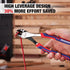 WORKPRO 8 Inch High Leverage Diagonal Pliers: Heavy Duty Wire Cutters in CRV Steel for Cutting Wires
