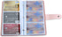 LIZIMANDU Business Card Holder Book, PU Leather Organization Binder for Men & Women, Up to 96 Cards Capacity (1 Pack,