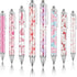 Ireer 8 Pcs Ballpoint Pens for Women, 1.00 mm Cute Black Ink Writing Pens for Journaling, Aesthetic Office Supplies