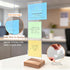Sorablu 2PCS Monitor Memo Board - Removable Sticky Note Holder for Computer Monitors, Transparent Acrylic Office Desk