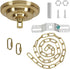 Heavy Duty Light Fixture Canopy Kit 5.3 Inches Diameter & 5.9 Feet