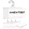 Pack of 100 Plastic Wire Shelf Label Holder, Sign and Ticket Holder, Easy Clip Design with Tight Snap Lock Closure,
