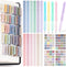 NEWEST Bible Journaling Kit, 12 No Bleed Highlighters, 5 Smooth Gel Pens, 96 Morandi Bible Tabs for Study Bible