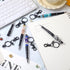 Kosiz 24 Pcs Beadable Pens Kit - Beadable Keychain Bars for DIY Bead Pens, School Thank You Gifts
