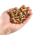200 Pieces 1/4"-20 Wood Inserts Bolt, Furniture Screw in Nut Threaded Fastener Connector for Wood Furniture