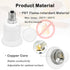ATREFUU 4 Pack E12 E26 E12 E26 Bulb 4pcs to Adapters, Candelabra Base to Medium Base Light Socket Adapter for Ceiling