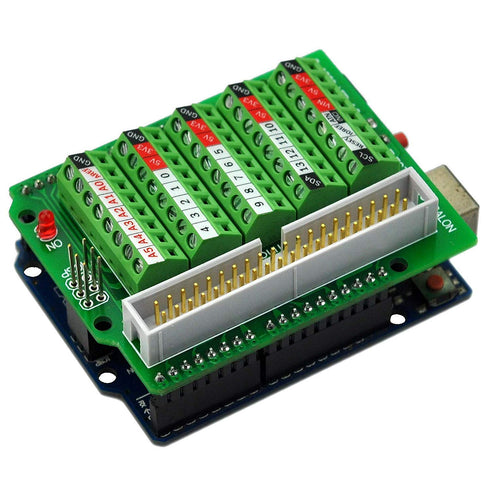 Electronics-Salon Arduino Screw Terminal Block Breakout Module for Arduino UNO R3