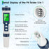 5 1 0.01 in PH Meter for Water, PH/TDS/EC/Temp/Salt Meter, Salt Tester for Saltwater Pool, Resolution High Accuracy