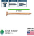 50 Pack 2 Inch USA MADE Copper Nails, Solid Pure Copper Roofing Finish Spikes for Furniture and Boat