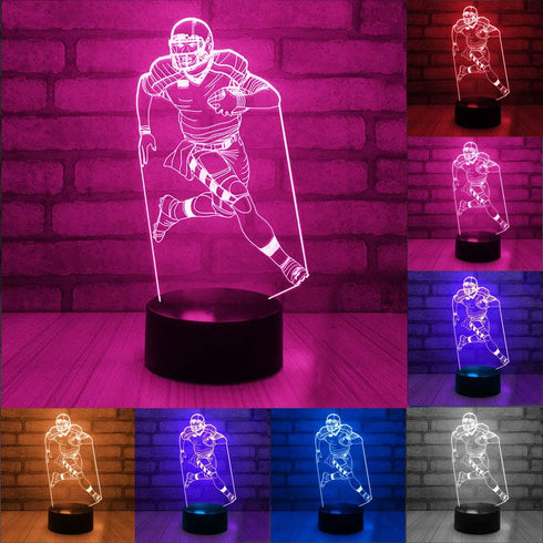 EPIC GADGET 3D 7 Remote Night Stand Light, EpicGadget Optical Illusion Visualization LED Night Light Lamp Colors