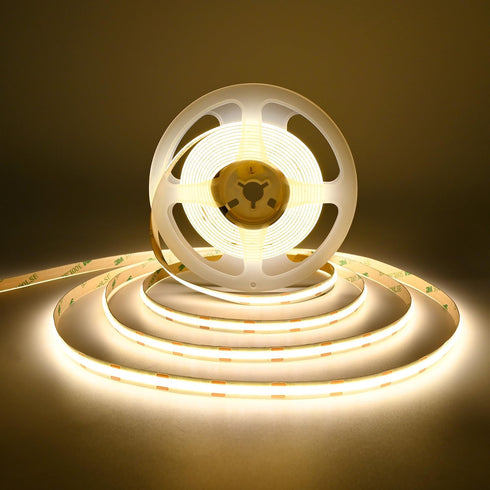 COB LED Strip Lights DC 12V LED Strip Flexible High Density UniformLED