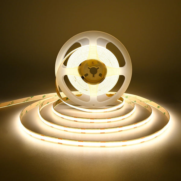 COB LED Strip Lights DC 12V LED Strip Flexible High Density UniformLED