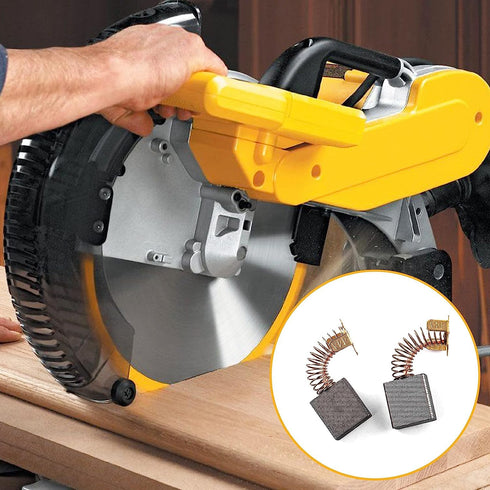 Electric Motor Carbon Brushes, 40Pcs 10 Different Models for Maintenance of Carbon Brush Motors