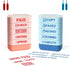 Building Blocks Office 10-Piece Stamps Set - Paid, Scanned, Copy, Faxed, Refillable Self Inking Business Stamp