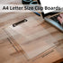 Plastic Clipboards Set of 30, Acrylic Clear Clip Board 8.5x11 for Classroom, Office & School Supply