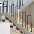 Pipi Zhu Deck Railing - Handrails for Outdoor Steps - Metal Stair Railing, U-Shaped LOFT Anti-Skid Support Rod