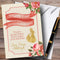 The Card Zoo Stripy Floral Pink Gold Princess Party Thank You Cards