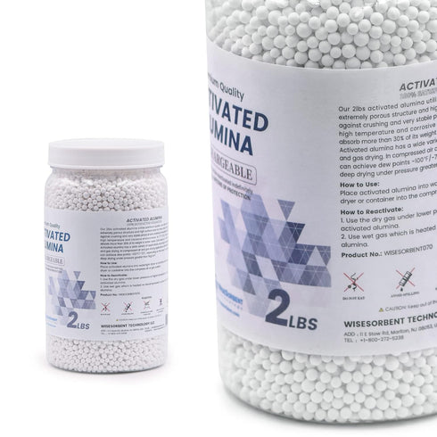 Wisesorb 4 LBS Activated Alumina, Reusable Desiccant Dehumidifier, Alumina Desiccant for Moisture Control