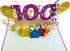 iGifts And Cards Happy 100th Birthday 3D Pop Up Greeting Card, Special Occasion, Celebration for Husband, Wife, Friend