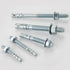 3/8x4" 30Pcs Standard Fasteners for Heavy-Duty Zinc Wedge Anchors for Cement and Concrete