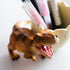 Dinosaur Pen Holder & Pencil Holder for Desk, Trex Desk Accessories, Jurassic Park Office School Supplies, Dino