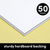 PAPERAGE 6 Pack Lined Legal Pads (Rainbow), 50 Sheets Each, Wide Ruled Note Pads, 8.5 x 11 inches