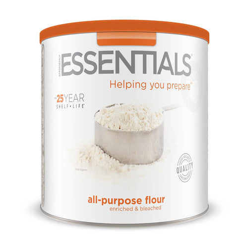 Emergency Essentials All-Purpose White Flour Enriched, Long-Term Storage in #10 Can |