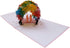 iGifts And Cards Lesbian Rainbow Wisteria Flower Tunnel 3D Pop Up Greeting Card for Wedding, Anniversary