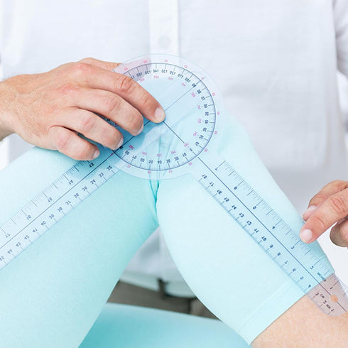 12 Inch Goniometer, 360 Clear Motion Measurement Angle Ruler for Physical Therapy