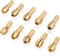 TOMALL Brass Collet Mini Electric Grinder Quick Change Drill Chuck Bit Set, 0.5-3.2mm, Pack of 10