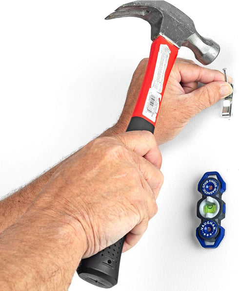 Vaughan Magnetic Stud Finder Leveler - Locate Screws, Nails, Metal Studs with Magnet, Blue - 050044
