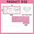 5 Set 3.5"x8"Travel Card-002/5 Surprise Trip Reveal Pink Plane Tickets Boarding Pass Ticket with Envelopes, Ticket