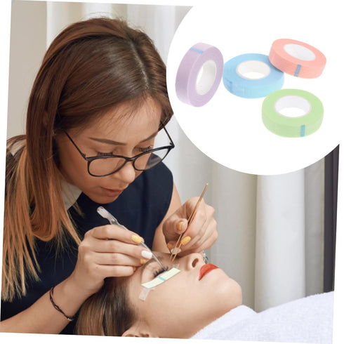 4 VALICLUD Rolls Eyelash Extension Tapes of Breathable Grafting Adhesive Isolation Tapes for Eyelash Separation