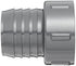 Spears 1435 Series PVC Tube Fitting, Adapter, Schedule 40, Gray, 1" Barbed x NPT Female