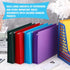 Tinlade 24 Pcs Hanging File Folders - Full Height Gusset Paper A4 Expanding Letter Size Hanging File Folders for