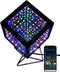 Heepulor Infinity Mirror Hyper Cube Table Lamp, Desk Art Night Light, Color-Changing Music-Sync