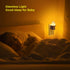 2-in-1 (4 Pack) 4 Pack) Plug in Night Light - Dual Mode: Sensor & Remote Control - Modern Farmhouse Black Candle Wall