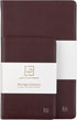 Classic Leather Notebook Journal, Heritage Collection, Softcover, Cacao Brown, Pocket (3.8" x 5.7"), 186 Ruled Pages,