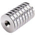 LOVIMAG Neodymium Disc Magnets - 1.26 inch x 0.2 inch, Strong Permanent Rare Earth Magnets with Screws, Pack of 8