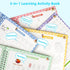 PracticeJQDEN 3-8 3D 5-Book Set Large Reusable Grooved Handwriting Practice Workbooks for Kids Ages Magic Disappearing