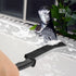 Jedrey Gap Cleaning Brush Grout Cleaner Brush with Hard Handle Scrub Deep Tile Joints Stiff Angled Bristles