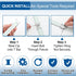 MorningRo 12 15/16 Inch Pcs Spring Steel T Bar Ceiling Clips, Drop Ceiling T Bar Clip with Wing Nut, Electrical Fixture