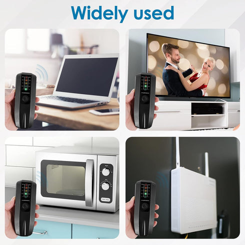 EMF Meter, High Accuracy Electromagnetic Field Radiation Detector, Battery Powered for Ghost Hunting & Industrial Use