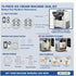 15-Piece Soft Serve Ice Cream Machine Parts, Replacement Kit with Gaskets & O-Rings for Vevor & YIKAFU Ice Cream Maker