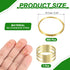500pcs 11mm 304 MECCANIXITY Mini Split Rings, Stainless Steel Jump Ring Small Round Ring Clips Crystals Suncatcher