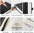 Notebooks College Ruled, A4 (8.5 x 11) Large Notebook Journal with 100GSM Lined Paper, Hardcover Leather Journaling Notebooks for Women & Men, 320 Pages, Big Black Notebook by FOCUS DAY
