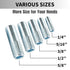 Drop-in Anchors, 20 PCs 5/16 Inch Zinc-Plated for Concrete, Secure Mounting, Easy Installation for Home and Outdoor