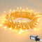 Wotilzeen 200LED 60FT Warm White LED Christmas Tree String Lights Outdoor Waterproof Twinkle